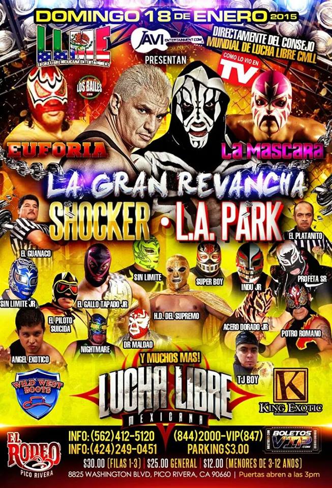 Events LLME Lucha Libre in Pico Rivera, Ca