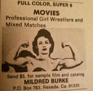 An advertisement for mixed matches on film.