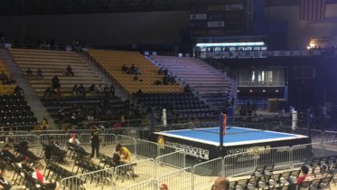 Moments after doors opened at NJPW Super J Cup 2019 at the Walter Pyramid in Long Beach, CA (August 25th, 2019)